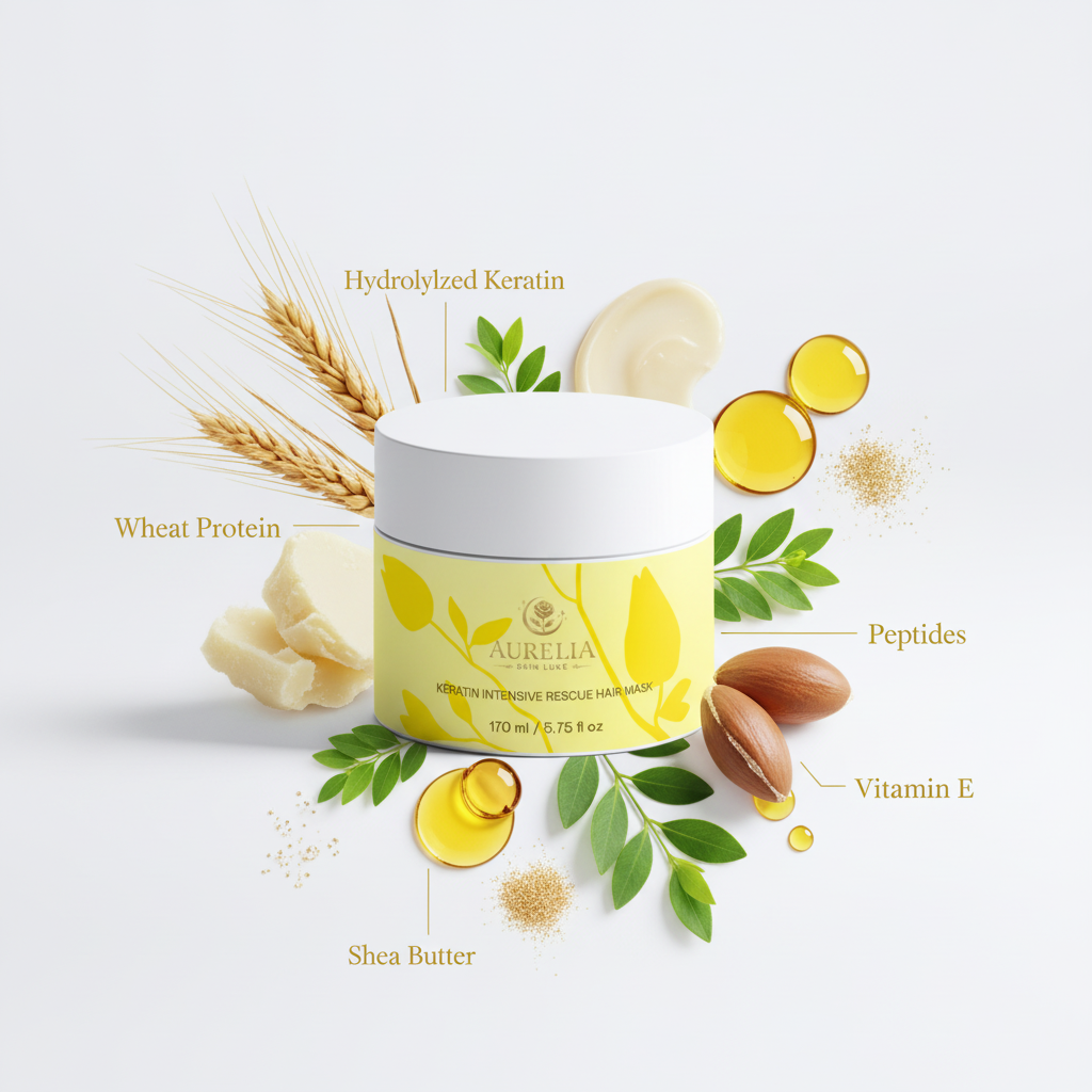 Keratin Hair Mask – Floating Botanicals