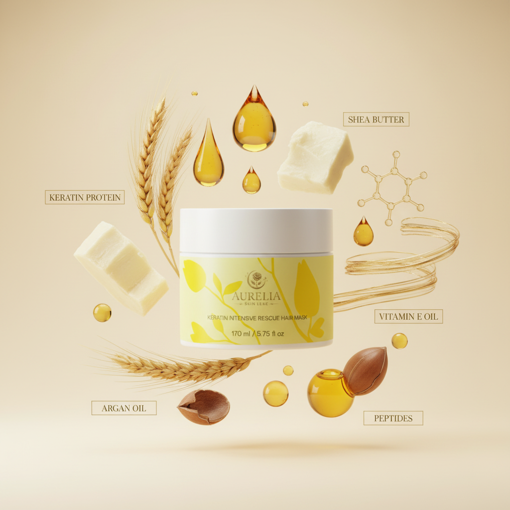 Keratin Hair Mask – Hero Shot