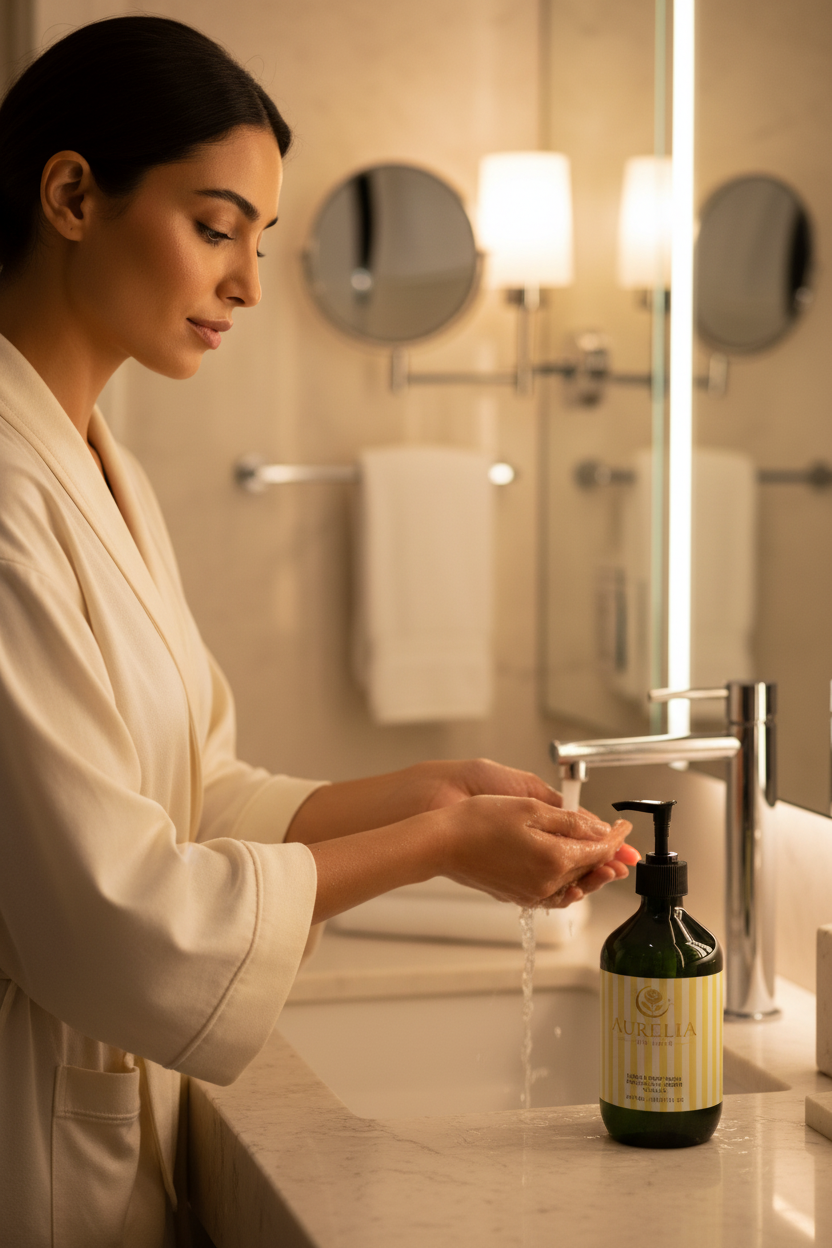 Middle Eastern woman – correct bottle