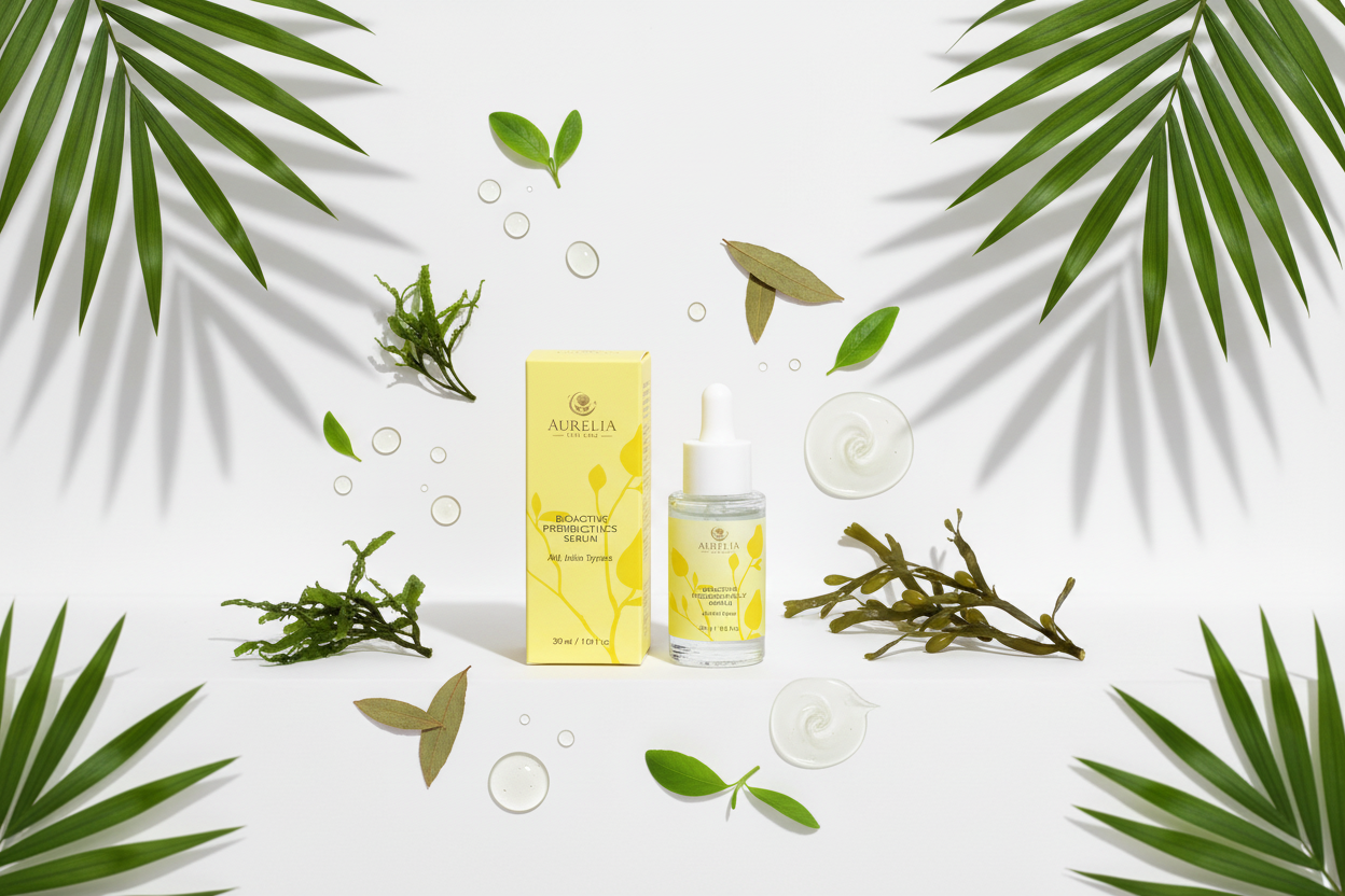 Prebiotics Jelly Serum – Botanical Leaf Landscape