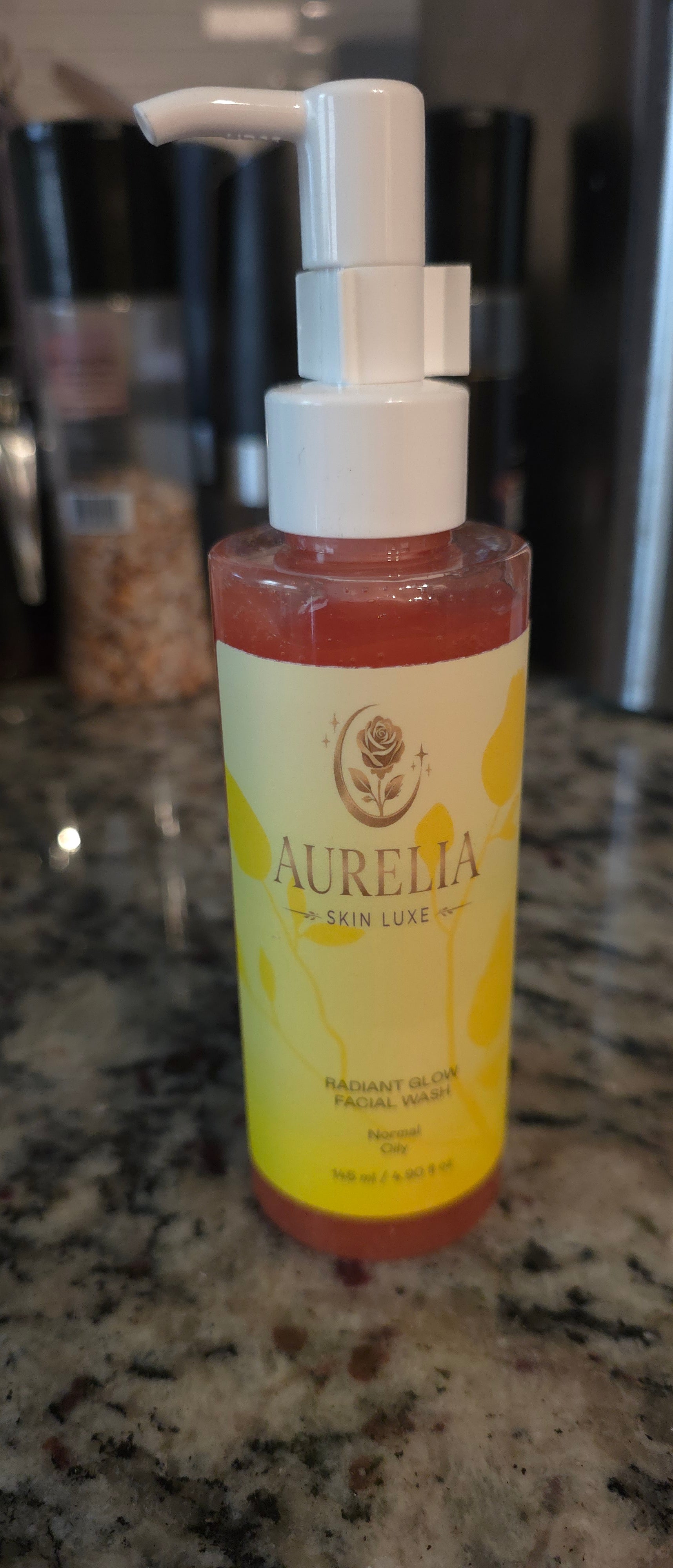 Radiant glow facial wash 