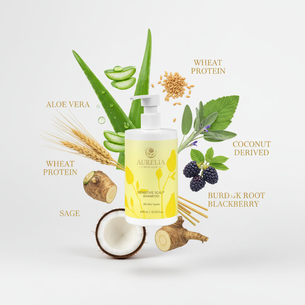 Sensitive Scalp Shampoo – Floating Botanicals