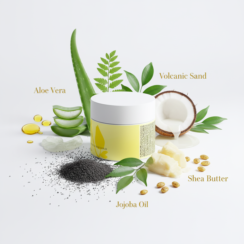 Volcano Scrub – Floating Botanicals