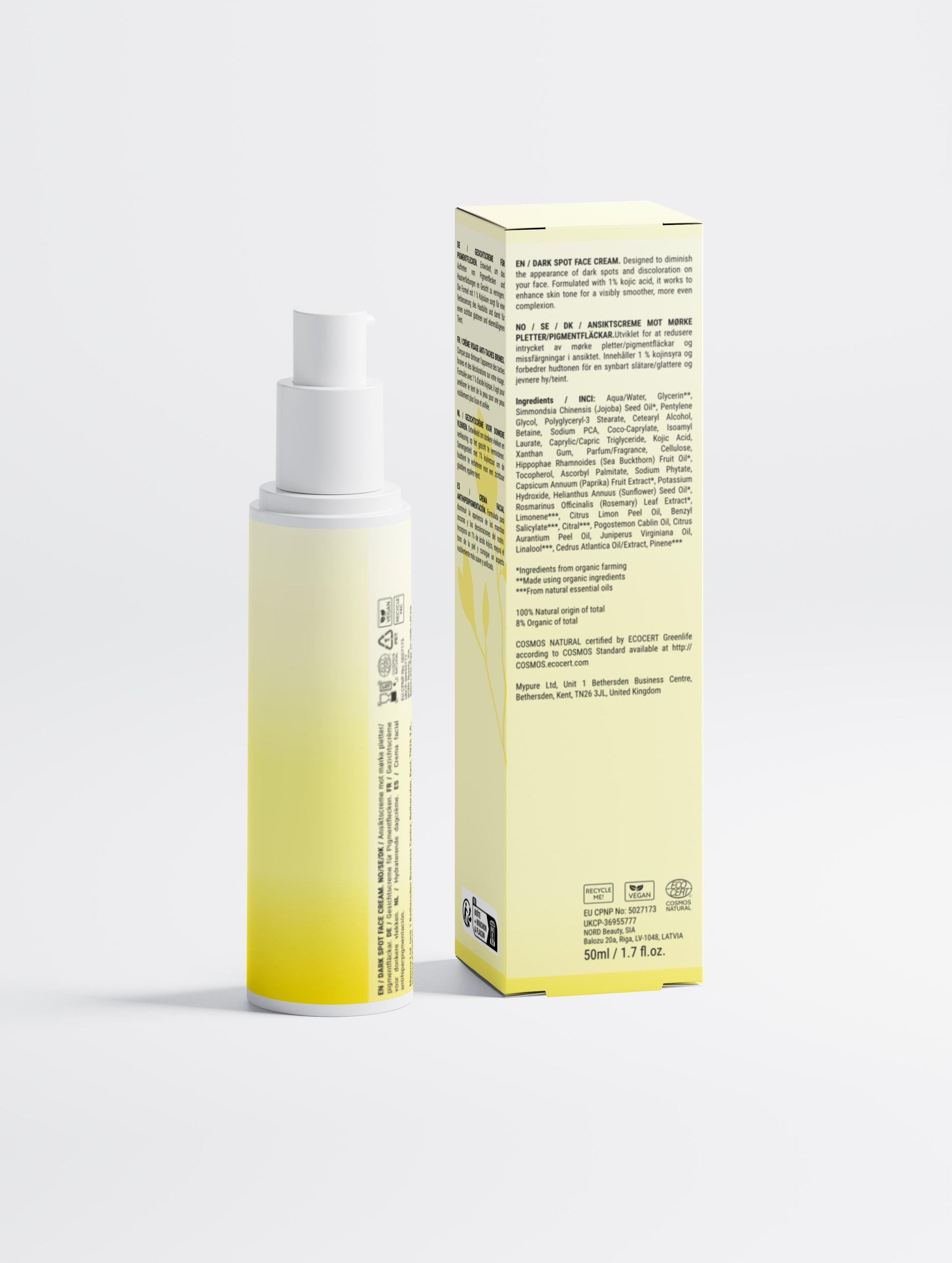 Dark Spot Face Cream with Kojic Acid - Aurelia Skin Luxe