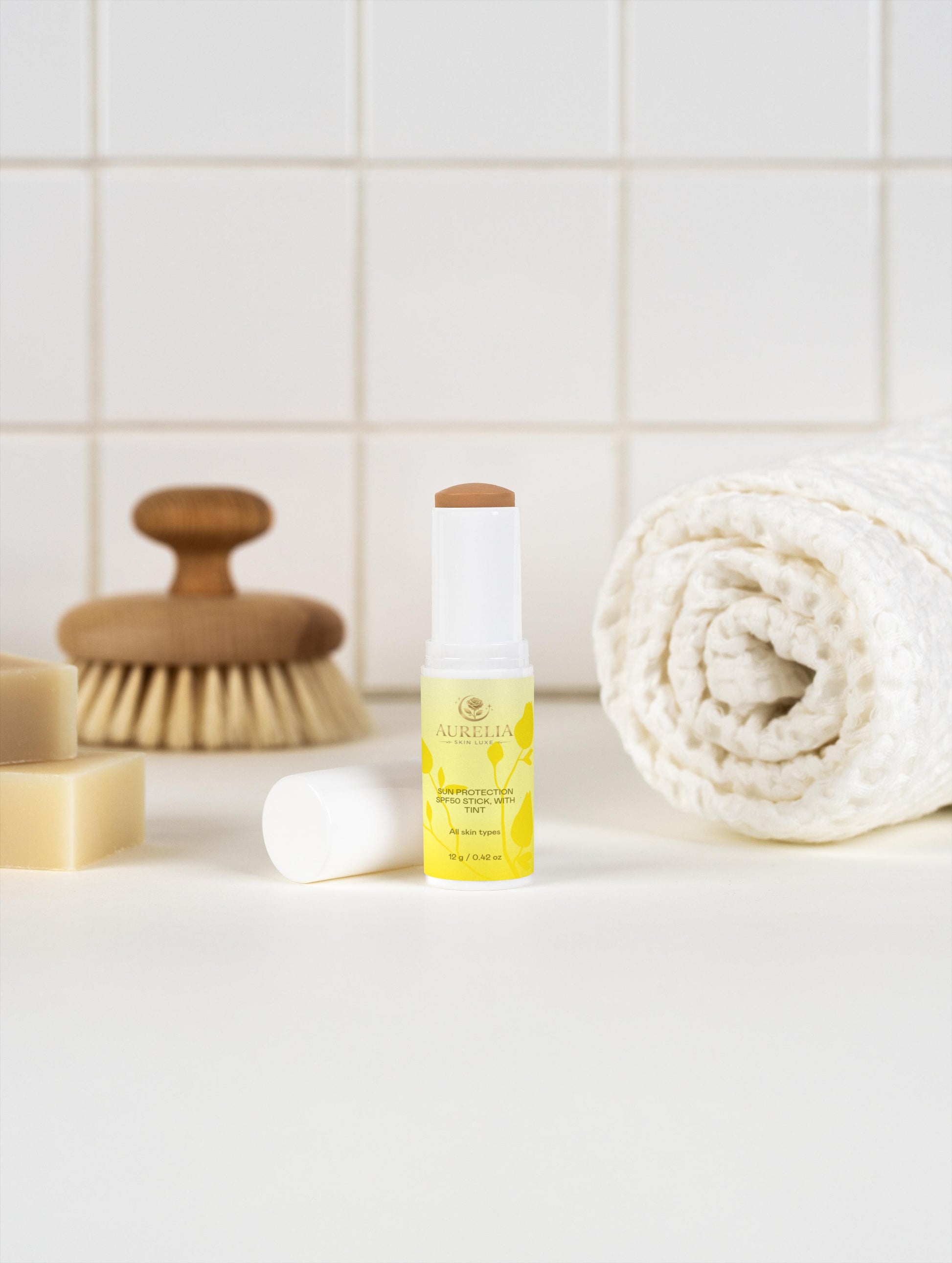 Sun Protection SPF50 Stick, with tint - Aurelia Skin Luxe
